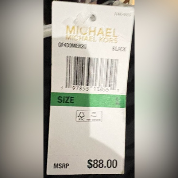 NWT Michael Khors Black Zebra Print Leggings Pants Size Large - Picture 8 of 10